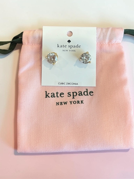 kate spade Jewelry - Kate Spade New York Rise and Shine clear cubic zirconia stones stud earrings NWT